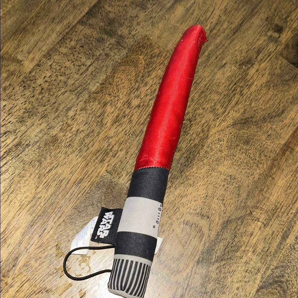 Star Wars Red and Black Plush Lightsaber Toy